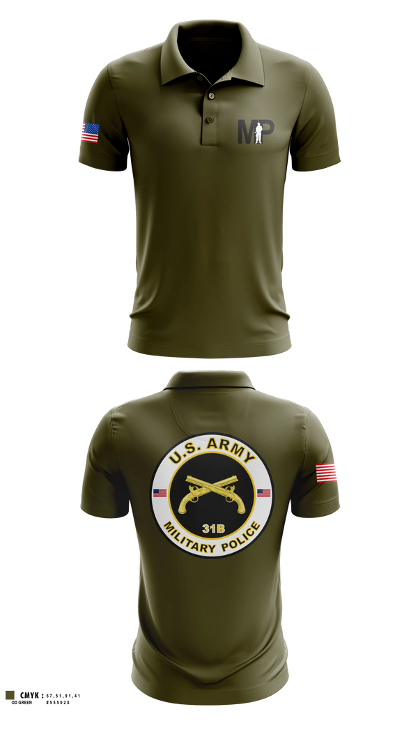 Short Sleeve Performance Polo, 373rd Military Police Det, Army, Teamtime, Team time, sublimation, custom sports apparel, team uniforms, spirit wear, spiritwear, sports uniforms, custom shirts, team store, custom team store, fundraiser sports, apparel fundraiser