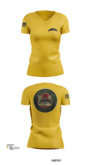 Womens Short Sleeve Vneck Shirt, Engineers Services Company, Marines, Teamtime, Team time, sublimation, custom sports apparel, team uniforms, spirit wear, spiritwear, sports uniforms, custom shirts, team store, custom team store, fundraiser sports, apparel fundraiser