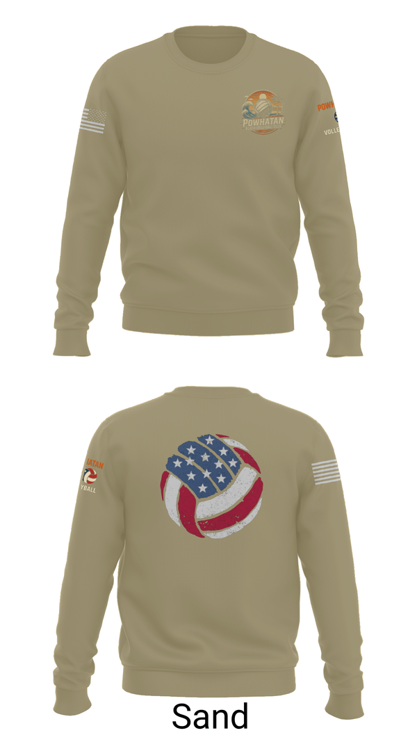 Crew Neck Sweatshirt, VB, Women's Volleyball, Teamtime, Team time, sublimation, custom sports apparel, team uniforms, spirit wear, spiritwear, sports uniforms, custom shirts, team store, custom team store, fundraiser sports, apparel fundraiser