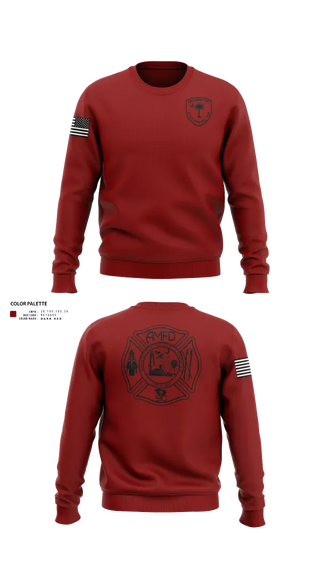Crew Neck Sweatshirt, Awendaw Fire SRT, Fire Department, Teamtime, Team time, sublimation, custom sports apparel, team uniforms, spirit wear, spiritwear, sports uniforms, custom shirts, team store, custom team store, fundraiser sports, apparel fundraiser