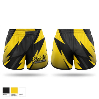 Womens Shorts, Bright Brazilian Jiu Jitsu, , Teamtime, Team time, sublimation, custom sports apparel, team uniforms, spirit wear, spiritwear, sports uniforms, custom shirts, team store, custom team store, fundraiser sports, apparel fundraiser