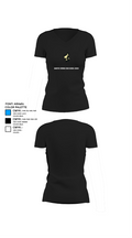 Manitou Springs High School Cheer 43487392 Women's Short Sleeve V-neck Shirt - 37
