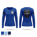 Little Elm Police Women's Long Sleeve V-neck Shirt - 1