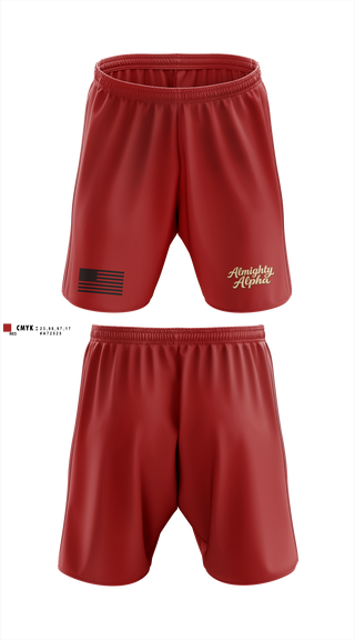 Athletic Shorts With Pockets, Alpha company, Marines, Teamtime, Team time, sublimation, custom sports apparel, team uniforms, spirit wear, spiritwear, sports uniforms, custom shirts, team store, custom team store, fundraiser sports, apparel fundraiser