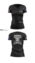 Blue Ewok 35878262 Women's Short Sleeve V-neck Shirt - 1