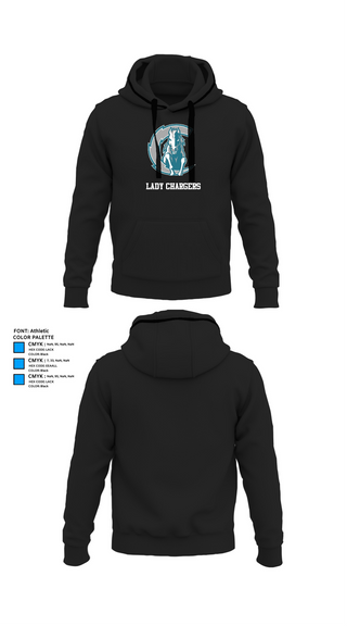 Hoodie, Lady Chargers, Women's Basketball, Teamtime, Team time, sublimation, custom sports apparel, team uniforms, spirit wear, spiritwear, sports uniforms, custom shirts, team store, custom team store, fundraiser sports, apparel fundraiser