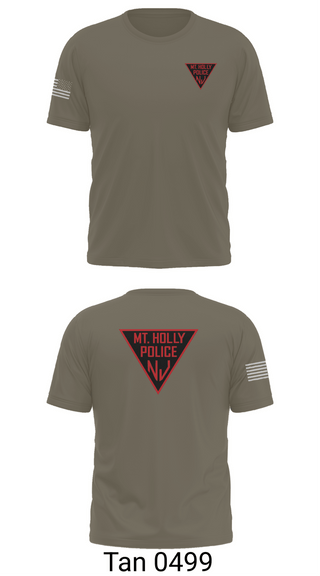 Short Sleeve Performance Shirt, Mount Holly Police, Police, Teamtime, Team time, sublimation, custom sports apparel, team uniforms, spirit wear, spiritwear, sports uniforms, custom shirts, team store, custom team store, fundraiser sports, apparel fundraiser