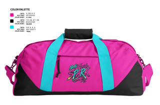 Duffle Bag, North Florida Spark, Softball, Teamtime, Team time, sublimation, custom sports apparel, team uniforms, spirit wear, spiritwear, sports uniforms, custom shirts, team store, custom team store, fundraiser sports, apparel fundraiser