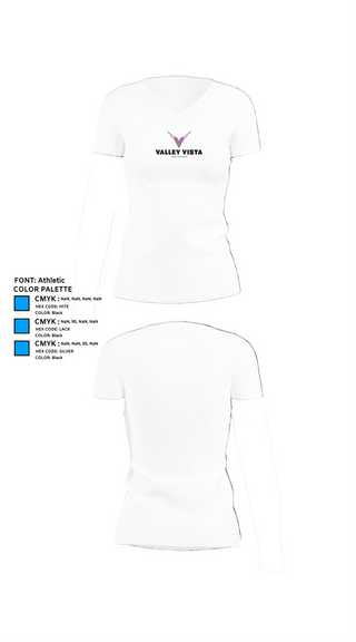 Womens Short Sleeve Vneck Shirt, Valley Vista Girls Soccer, Women's Soccer, Teamtime, Team time, sublimation, custom sports apparel, team uniforms, spirit wear, spiritwear, sports uniforms, custom shirts, team store, custom team store, fundraiser sports, apparel fundraiser