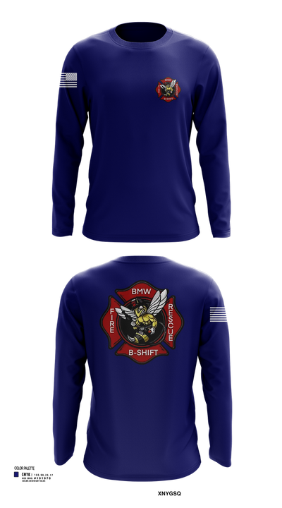 B-Shift 61265399 Long Sleeve Performance Shirt 101