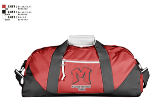 Duffle Bag, Madison Panthers Tennis, Tennis, Teamtime, Team time, sublimation, custom sports apparel, team uniforms, spirit wear, spiritwear, sports uniforms, custom shirts, team store, custom team store, fundraiser sports, apparel fundraiser