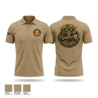 Short Sleeve Performance Polo, HHC 198th CSSB, Army, Teamtime, Team time, sublimation, custom sports apparel, team uniforms, spirit wear, spiritwear, sports uniforms, custom shirts, team store, custom team store, fundraiser sports, apparel fundraiser