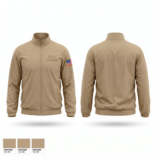 Windbreaker, B Co 1-163rd, National Guard, Teamtime, Team time, sublimation, custom sports apparel, team uniforms, spirit wear, spiritwear, sports uniforms, custom shirts, team store, custom team store, fundraiser sports, apparel fundraiser
