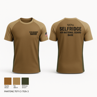 Short Sleeve Performance Shirt, 127th Selfridge Air National Guard Base, Air Force, Teamtime, Team time, sublimation, custom sports apparel, team uniforms, spirit wear, spiritwear, sports uniforms, custom shirts, team store, custom team store, fundraiser sports, apparel fundraiser