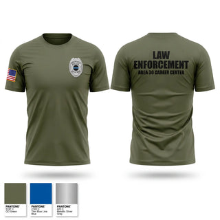 Short Sleeve Performance Shirt, AREA 30 CAREER CENTER LAW ENFORCEMENT, Police, Teamtime, Team time, sublimation, custom sports apparel, team uniforms, spirit wear, spiritwear, sports uniforms, custom shirts, team store, custom team store, fundraiser sports, apparel fundraiser
