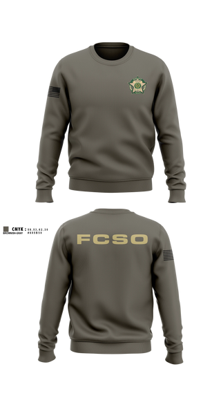 Crew Neck Sweatshirt, Fannin County Sheriff's Office, Police, Teamtime, Team time, sublimation, custom sports apparel, team uniforms, spirit wear, spiritwear, sports uniforms, custom shirts, team store, custom team store, fundraiser sports, apparel fundraiser