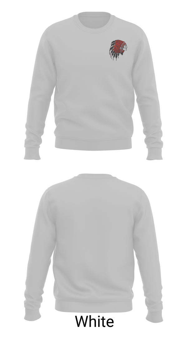 Crew Neck Sweatshirt, Wauseon Indians Diving, Swimming, Teamtime, Team time, sublimation, custom sports apparel, team uniforms, spirit wear, spiritwear, sports uniforms, custom shirts, team store, custom team store, fundraiser sports, apparel fundraiser