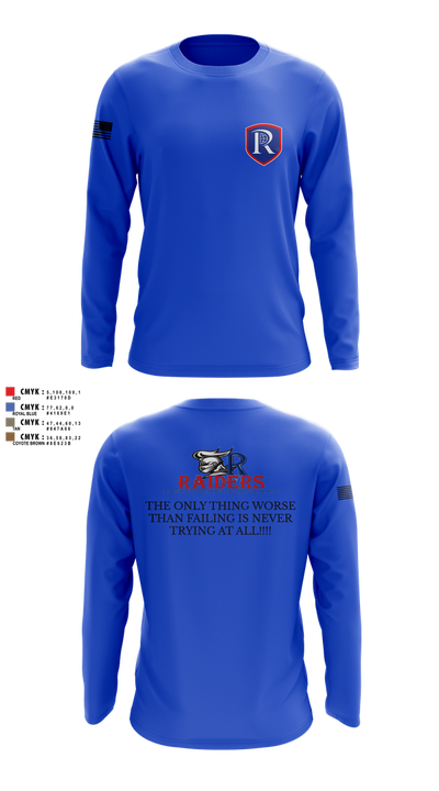 RICS Raiders 86682498 Long Sleeve Performance Shirt 4