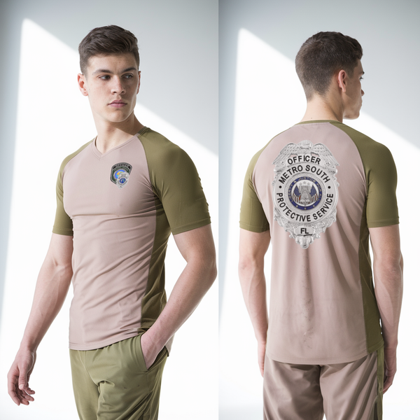 Old School Cotton Feel Shirt, METRO SOUTH PROTECTIVE SERVICE, , Teamtime, Team time, sublimation, custom sports apparel, team uniforms, spirit wear, spiritwear, sports uniforms, custom shirts, team store, custom team store, fundraiser sports, apparel fundraiser