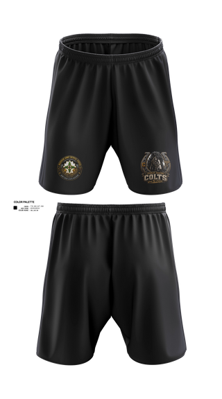 Athletic Shorts With Pockets, Madigan pharmacy colts, Army, Teamtime, Team time, sublimation, custom sports apparel, team uniforms, spirit wear, spiritwear, sports uniforms, custom shirts, team store, custom team store, fundraiser sports, apparel fundraiser