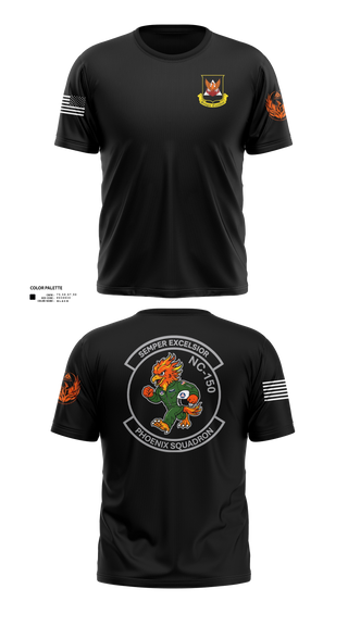 Old School Cotton Feel Shirt, 150th Orange County Composite Squadron, NC Wing, Civil Air Patrol, Air Force, Teamtime, Team time, sublimation, custom sports apparel, team uniforms, spirit wear, spiritwear, sports uniforms, custom shirts, team store, custom team store, fundraiser sports, apparel fundraiser