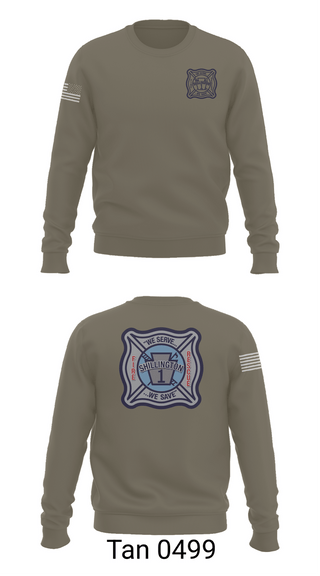 Crew Neck Sweatshirt, SHILLINGTON FIRE DEPARTMENT, Fire Department, Teamtime, Team time, sublimation, custom sports apparel, team uniforms, spirit wear, spiritwear, sports uniforms, custom shirts, team store, custom team store, fundraiser sports, apparel fundraiser