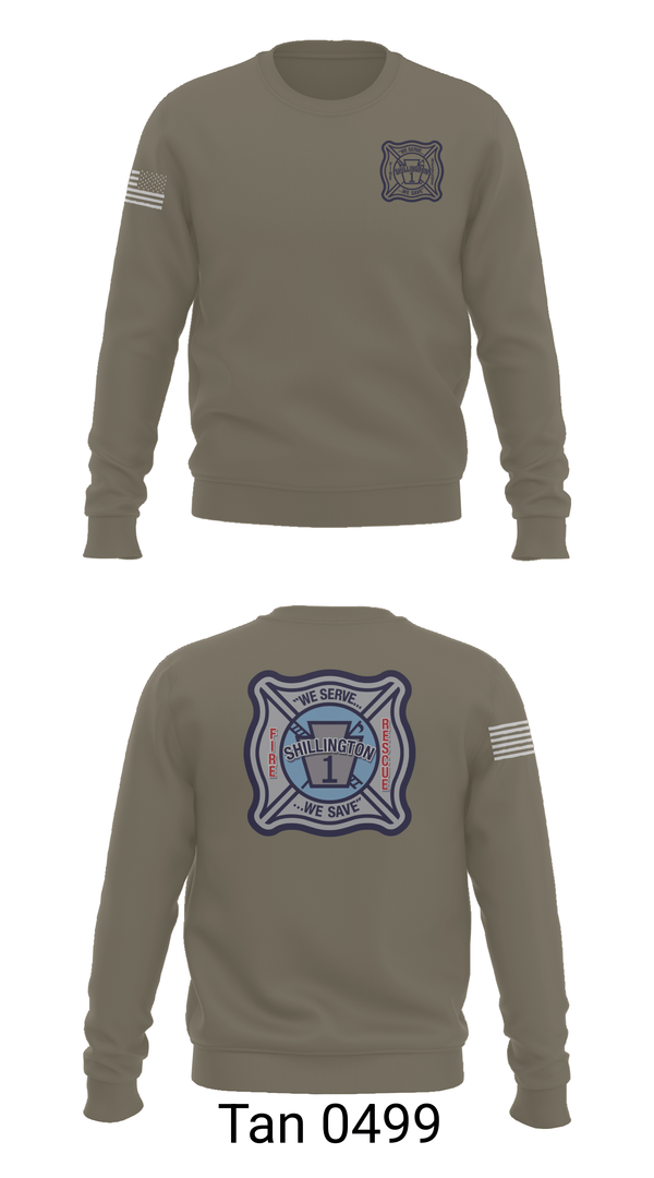 Crew Neck Sweatshirt, SHILLINGTON FIRE DEPARTMENT, Fire Department, Teamtime, Team time, sublimation, custom sports apparel, team uniforms, spirit wear, spiritwear, sports uniforms, custom shirts, team store, custom team store, fundraiser sports, apparel fundraiser