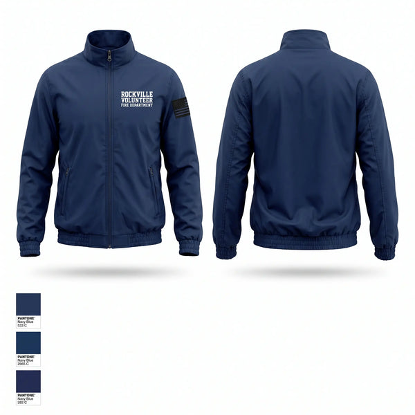 Windbreaker, Rockville Volunteer Fire Department, Fire Department, Teamtime, Team time, sublimation, custom sports apparel, team uniforms, spirit wear, spiritwear, sports uniforms, custom shirts, team store, custom team store, fundraiser sports, apparel fundraiser