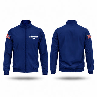 Windbreaker, Chandler Fire, Fire Department, Teamtime, Team time, sublimation, custom sports apparel, team uniforms, spirit wear, spiritwear, sports uniforms, custom shirts, team store, custom team store, fundraiser sports, apparel fundraiser