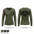 Magnolia PD Tactical Women's Long Sleeve V-neck Shirt - 1