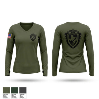 Womens Long Sleeve Vneck Shirt, Magnolia PD Tactical, Police, Teamtime, Team time, sublimation, custom sports apparel, team uniforms, spirit wear, spiritwear, sports uniforms, custom shirts, team store, custom team store, fundraiser sports, apparel fundraiser