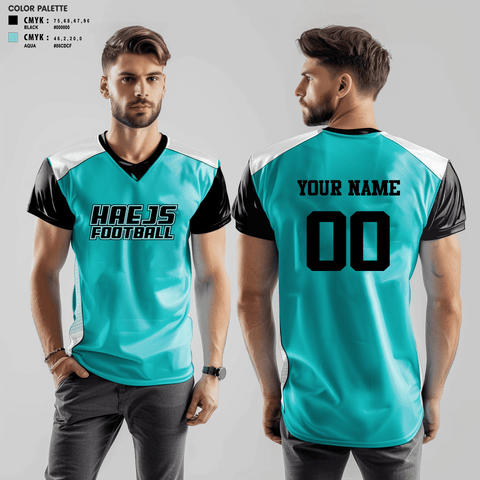 Football Jersey, Haejs, Football, Teamtime, Team time, sublimation, custom sports apparel, team uniforms, spirit wear, spiritwear, sports uniforms, custom shirts, team store, custom team store, fundraiser sports, apparel fundraiser