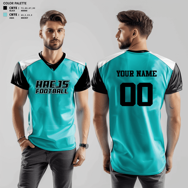 Football Jersey, Haejs, Football, Teamtime, Team time, sublimation, custom sports apparel, team uniforms, spirit wear, spiritwear, sports uniforms, custom shirts, team store, custom team store, fundraiser sports, apparel fundraiser