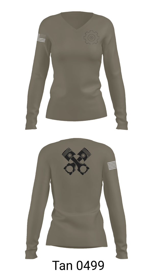 Womens Long Sleeve Vneck Shirt, ENGINEMEN, , Teamtime, Team time, sublimation, custom sports apparel, team uniforms, spirit wear, spiritwear, sports uniforms, custom shirts, team store, custom team store, fundraiser sports, apparel fundraiser