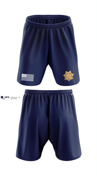 Athletic Shorts With Pockets, California Highway Patrol, Police, Teamtime, Team time, sublimation, custom sports apparel, team uniforms, spirit wear, spiritwear, sports uniforms, custom shirts, team store, custom team store, fundraiser sports, apparel fundraiser
