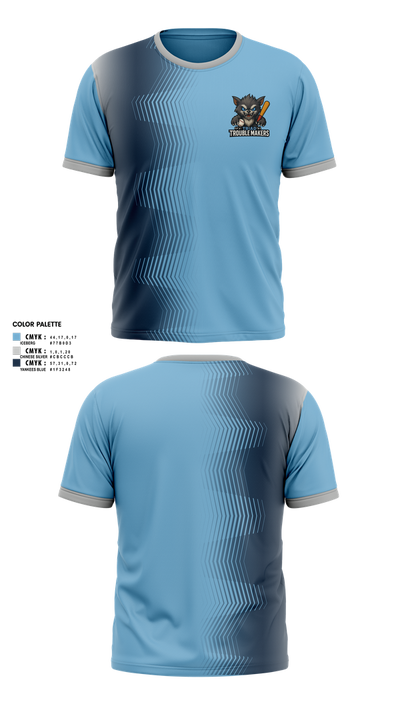 Troublemakers 75727948 Short Sleeve Performance Shirt - 100