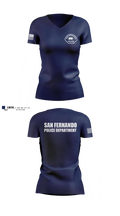 San Fernando Police Department Women's Short Sleeve V-neck Shirt - 5