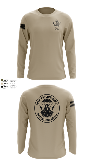 Long Sleeve Performance Shirt, 301, Army, Teamtime, Team time, sublimation, custom sports apparel, team uniforms, spirit wear, spiritwear, sports uniforms, custom shirts, team store, custom team store, fundraiser sports, apparel fundraiser