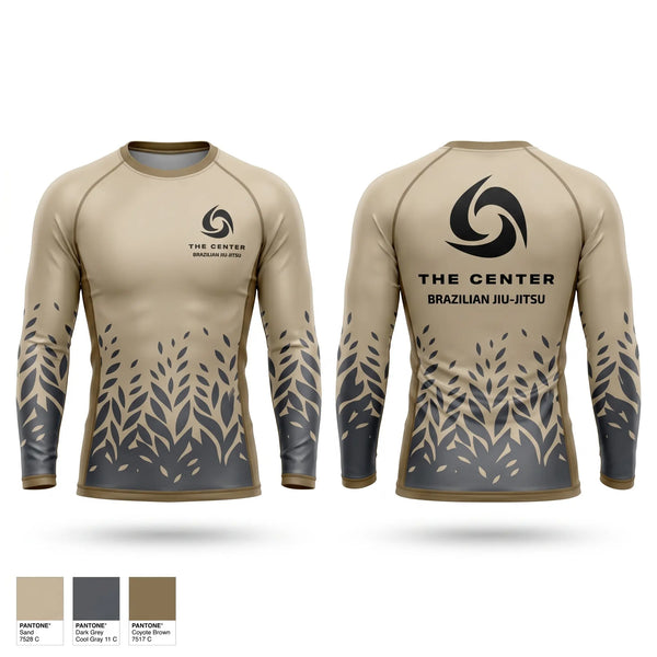 Long Sleeve Rash Guard Shirt, The Center Brazilian Jiu-Jitsu, , Teamtime, Team time, sublimation, custom sports apparel, team uniforms, spirit wear, spiritwear, sports uniforms, custom shirts, team store, custom team store, fundraiser sports, apparel fundraiser