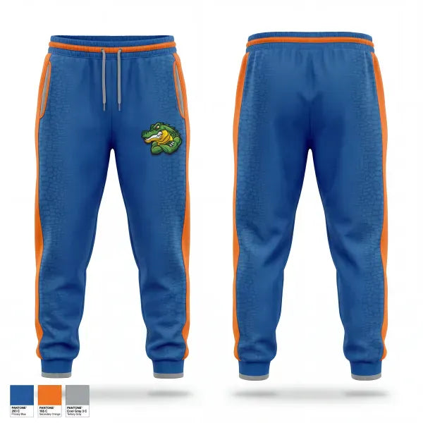 Sweatpants, Monticello Gators, Cheer, Teamtime, Team time, sublimation, custom sports apparel, team uniforms, spirit wear, spiritwear, sports uniforms, custom shirts, team store, custom team store, fundraiser sports, apparel fundraiser