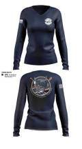 CG STA OAK ISLAND 22567057 Women's Long Sleeve V-neck Shirt - 4
