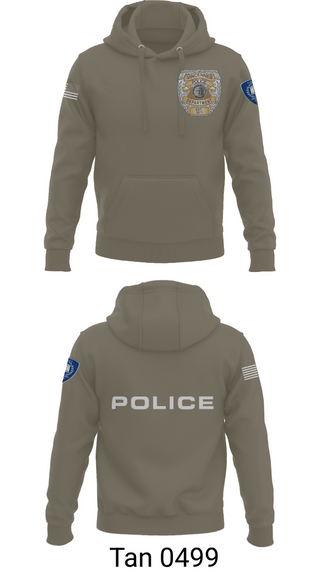 Hoodie, Vincennes Police Department, , Teamtime, Team time, sublimation, custom sports apparel, team uniforms, spirit wear, spiritwear, sports uniforms, custom shirts, team store, custom team store, fundraiser sports, apparel fundraiser