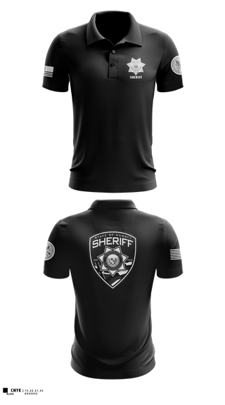 Short Sleeve Performance Polo, Hawai’i Department of Law Enforcement- Sheriff Division, Police, Teamtime, Team time, sublimation, custom sports apparel, team uniforms, spirit wear, spiritwear, sports uniforms, custom shirts, team store, custom team store, fundraiser sports, apparel fundraiser