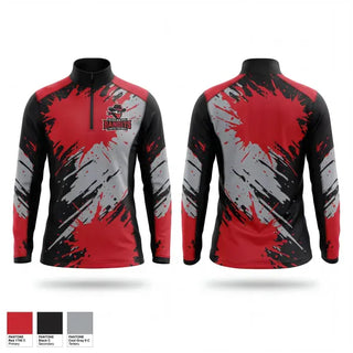 Quarter Zip Jacket, Mississippi Bandits Youth Football and Cheer Team, , Teamtime, Team time, sublimation, custom sports apparel, team uniforms, spirit wear, spiritwear, sports uniforms, custom shirts, team store, custom team store, fundraiser sports, apparel fundraiser