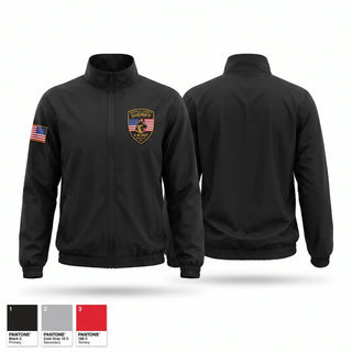 Windbreaker, Suffolk County Sheriff’s Department K9 Unit, Police, Teamtime, Team time, sublimation, custom sports apparel, team uniforms, spirit wear, spiritwear, sports uniforms, custom shirts, team store, custom team store, fundraiser sports, apparel fundraiser