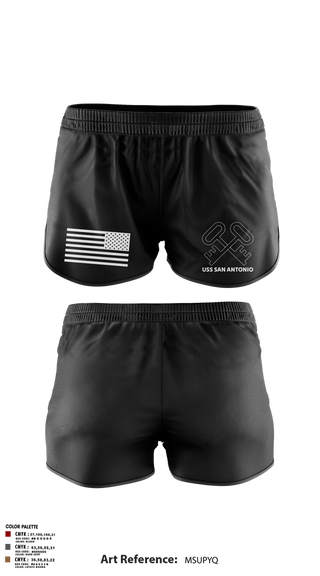 Ranger Panties, Uss San Antonio, Navy, Teamtime, Team time, sublimation, custom sports apparel, team uniforms, spirit wear, spiritwear, sports uniforms, custom shirts, team store, custom team store, fundraiser sports, apparel fundraiser
