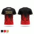 Phoenix Softball Soft Poly Tee Cotton Like Feel - 1