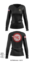 Wichita North Redhawks NG 83064196 Women's Long Sleeve V-neck Shirt - 102