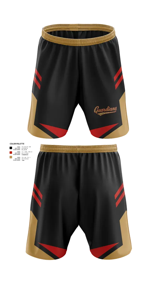 Athletic Shorts With Pockets, Guardians Baseball, Baseball, Teamtime, Team time, sublimation, custom sports apparel, team uniforms, spirit wear, spiritwear, sports uniforms, custom shirts, team store, custom team store, fundraiser sports, apparel fundraiser