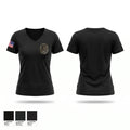 Immigration and Customs Enforcement Charleston SC Women's Short Sleeve V-neck Shirt - 1
